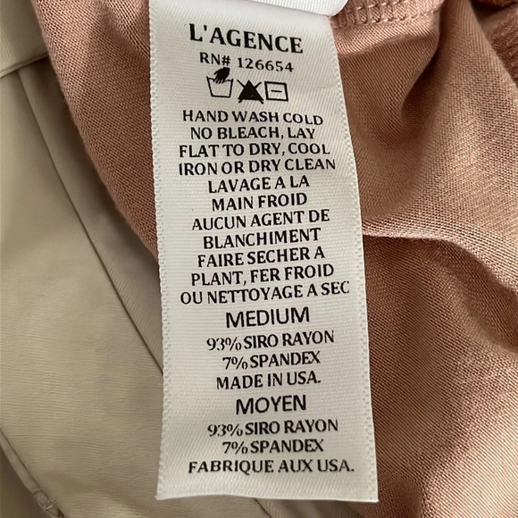 L'Agence Ford Spaghetti Strap Bodysuit in Rusting Brown - NWOT - Size Medium - Picture 8 of 9